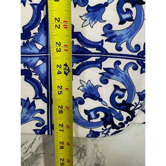 Liz Claiborne Womens Classic Fit Blazer Blue & White Size Small - Picture 4 of 8